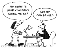 business cartoon