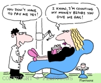 dentist cartoon