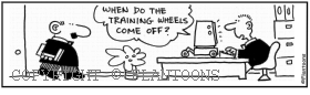 training cartoon